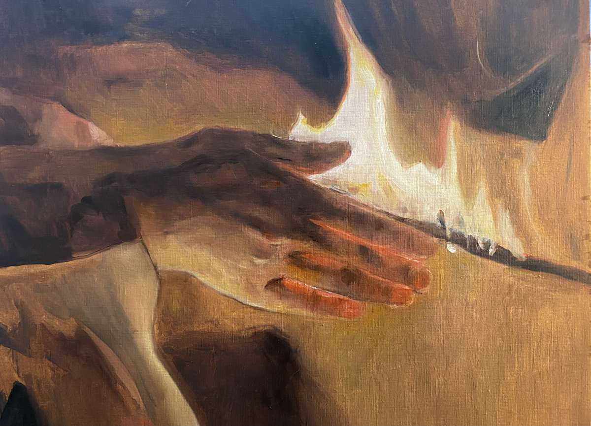 En roue libre, after Andrei Tarkovsky