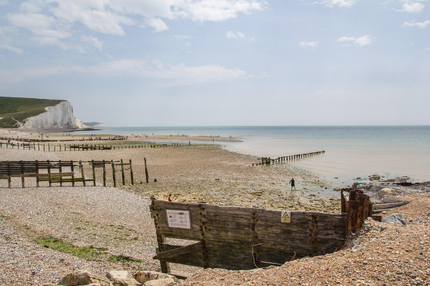 Seaford - Eastbourne, Seven Sisters Walk by a beautiful day