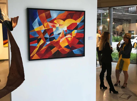 Abstract painting by Siméon Artamonov