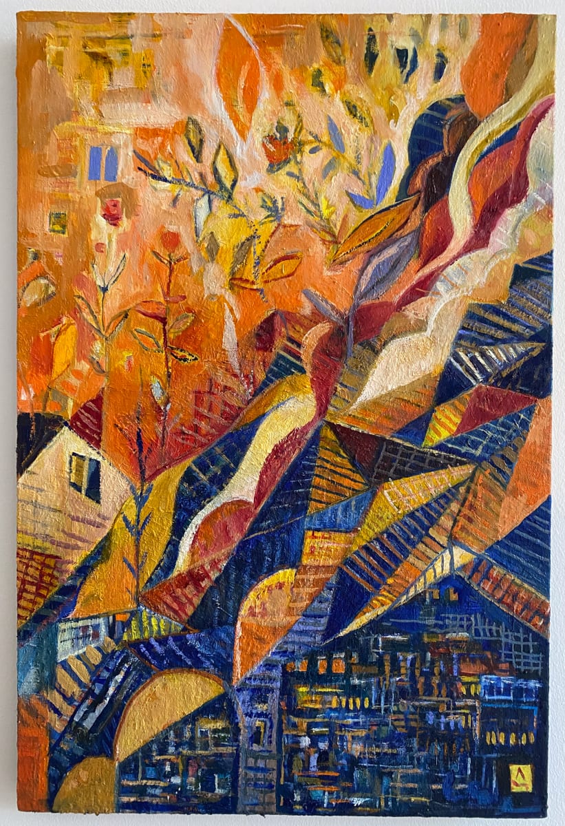 Orange Flower Garden