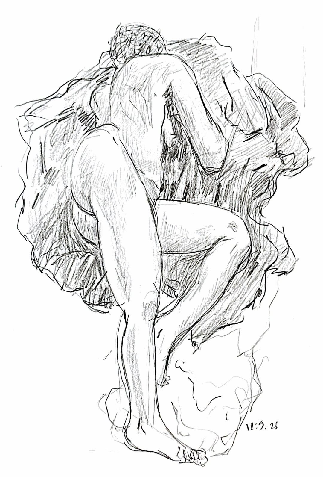 Life drawing study – 14